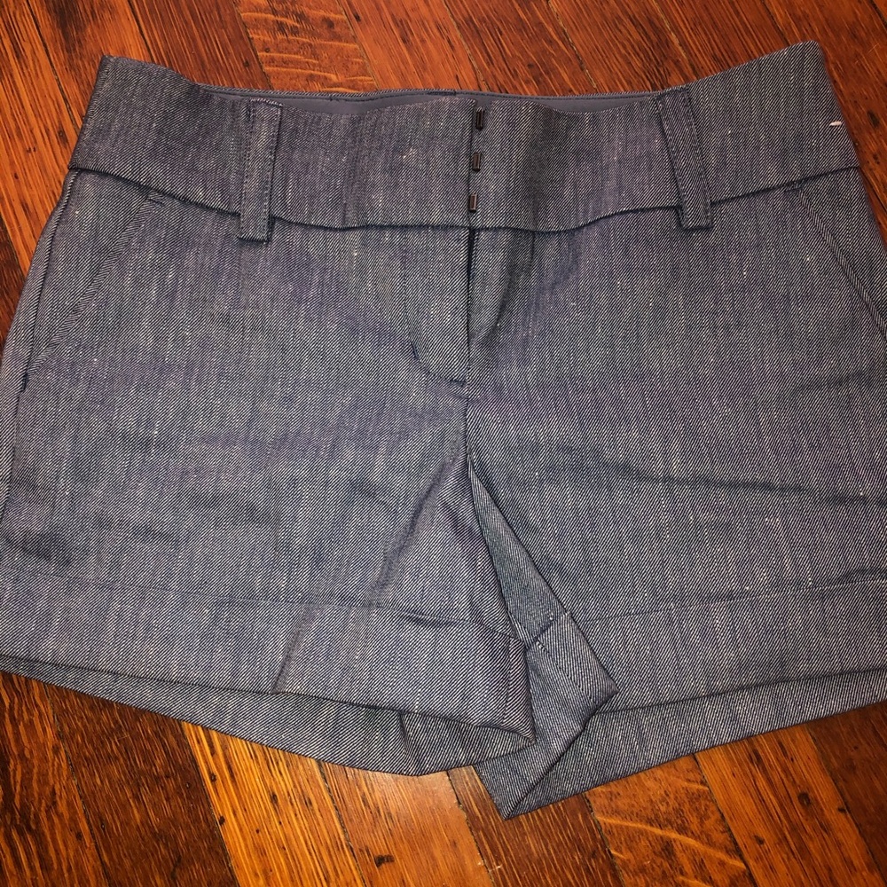 Express 2” inseam dress denim shorts